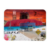 REFLECTIES VAN OZ ULURU Ayers Rock Magneet (Horizontaal)