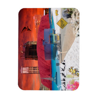 REFLECTIES VAN OZ ULURU Ayers Rock Magneet