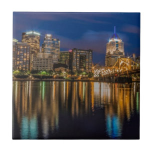 Reflecties van Pittsburgh Tegeltje