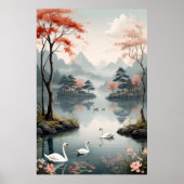 Reflecties van sereniteit poster (Voorkant)