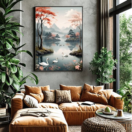 Reflecties van sereniteit poster