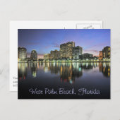 Reflecties van West Palm Beach, Florida Briefkaart (Voorkant / Achterkant)