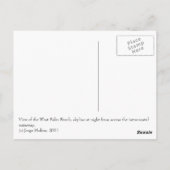 Reflecties van West Palm Beach, Florida Briefkaart (Achterkant)