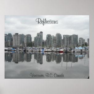Reflecties - Vancouver, B.C. Poster