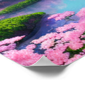 Reflectiestroom, voorjaarstuin poster (Hoek)