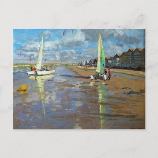 Reflection Bray Dunes France Briefkaart (Voorkant)