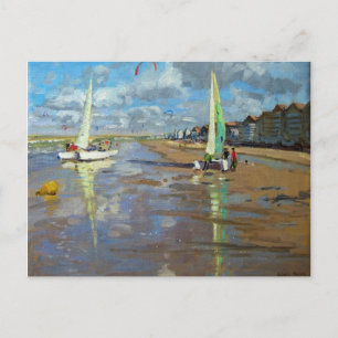 Reflection Bray Dunes France Briefkaart