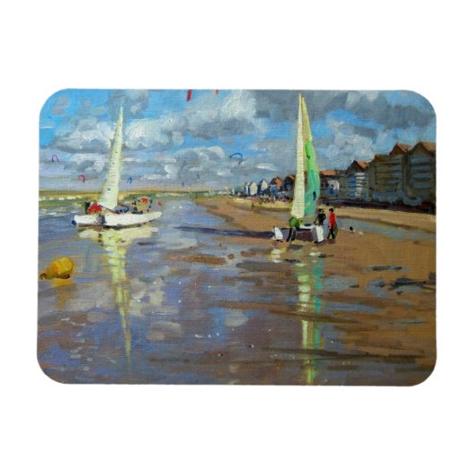 Reflection Bray Dunes France Magneet (Horizontaal)