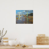 Reflection Bray Dunes France Poster (Keuken)