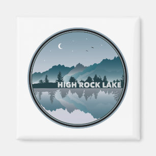 Reflection High Rock Lake North Carolina Magneet