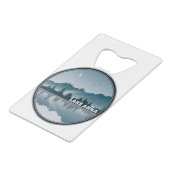 Reflection Lake Anna Virginia Kredietkaart Flessenopener (Voorkant Gekanteld)