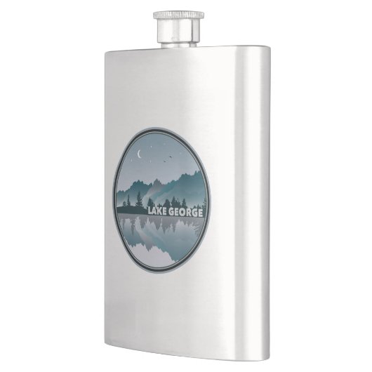 Reflection Lake George New York Flacon (Links)