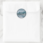 Reflection Lake Mead Nevada Arizona Ronde Sticker (Tas)
