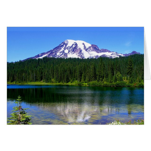 Reflection Lake, Mount Rainier, WA, États-Unis (Devant horizontal)