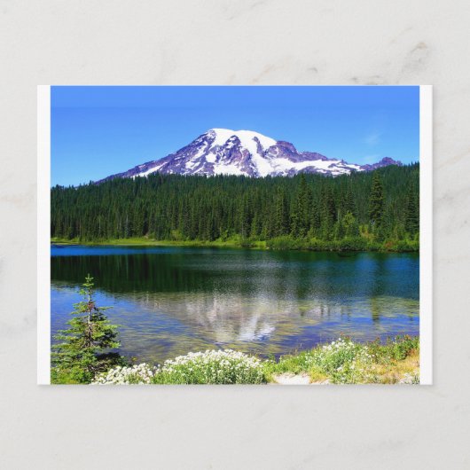 Reflection Lake, Mount Rainier, WA, VS Briefkaart (Voorkant)