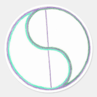 Reflection Mandala Ronde Sticker