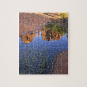Reflection of Cathedral Rock , Sedona , Arizona Legpuzzel