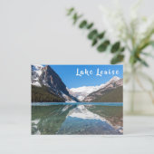 Reflection op Lake Louise - Banff NP, Canada Briefkaart (Staand voorkant)