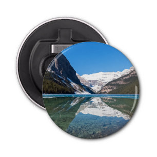 Reflection op Lake Louise - Banff NP, Canada Button Flesopener