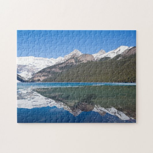 Reflection op Lake Louise - Banff NP, Canada Legpuzzel (Horizontaal)