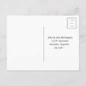 Reflection spiegelbeeld Uitnodiging grijs Briefkaart (Achterkant)