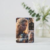 Reflections 4 Cartes de Cosplay Coscards | Code QR (Debout devant)