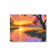 Reflections of a Violet Dusk