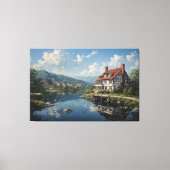 Reflections of Silence Canvas Afdruk (Voorkant)