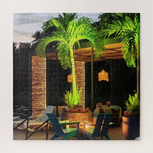 Reflections On The Other Side Lake Petén Itzá Legpuzzel (Verticaal)