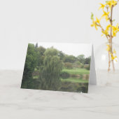 Reflections-Weeping Willow - Blank Kaart (Gele Bloem)