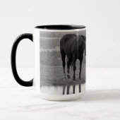 Réflectionz calme ~ Cheval Mug (Gauche)