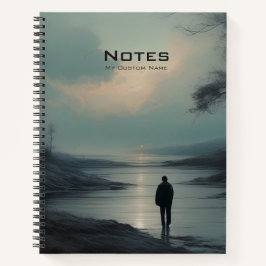 Reflective Solitude - Customizable Notebook Notitieboek