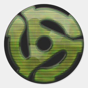 Reflector 45-rpm ronde sticker