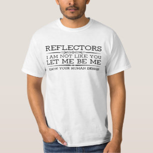 Reflector - Menselijk design - #SaveTheWorldTribe T-shirt