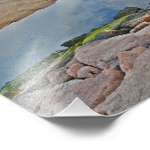 Reflet de Hammonasset Impression photo (Coin)