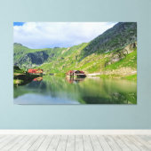 Reflet du lac Bâlea – Impression alpine des Carpat (Insitu (Plancher de Bois))