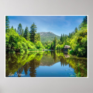 Reflet du lac Fulmor – Impression de la forêt de S