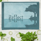 Reflète juste serviette de cuisine (Plié)