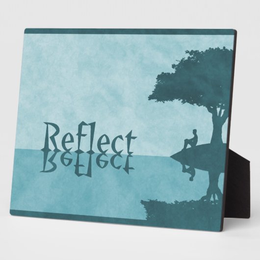 Refléter juste Plaque photo (Côté)