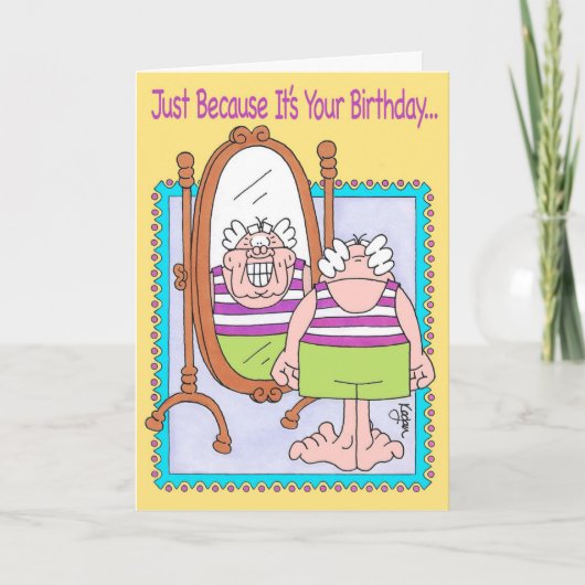 REFLÉTER LA CARTE D'Anniversaire BEACHNIK (Devant)