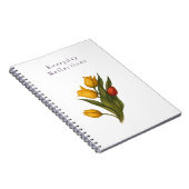 Reflets de tulipes — Journal Luxe Blanc Croustilla (Côté Droit)