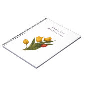 Reflets de tulipes — Journal Luxe Blanc Croustilla (Côté gauche)