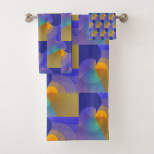 Reflets Geo Blue