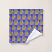 Reflets Geo Blue (Gant de toilette)