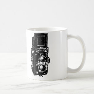  Reflex Camera Grafisch Collectie met dubbele lens Koffiemok