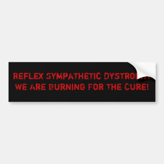 Reflex Sympathische dystrofie Bumpersticker