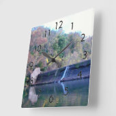 Réflexion 7 Horloge murale (Angle)