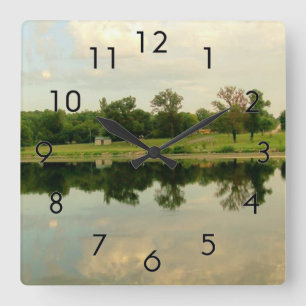 Réflexion 8 horloge murale