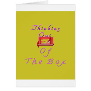 Réflexion à l'extérieur de la conception de boîte