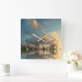 Réflexion Acrylique Horloge murale (Maison)